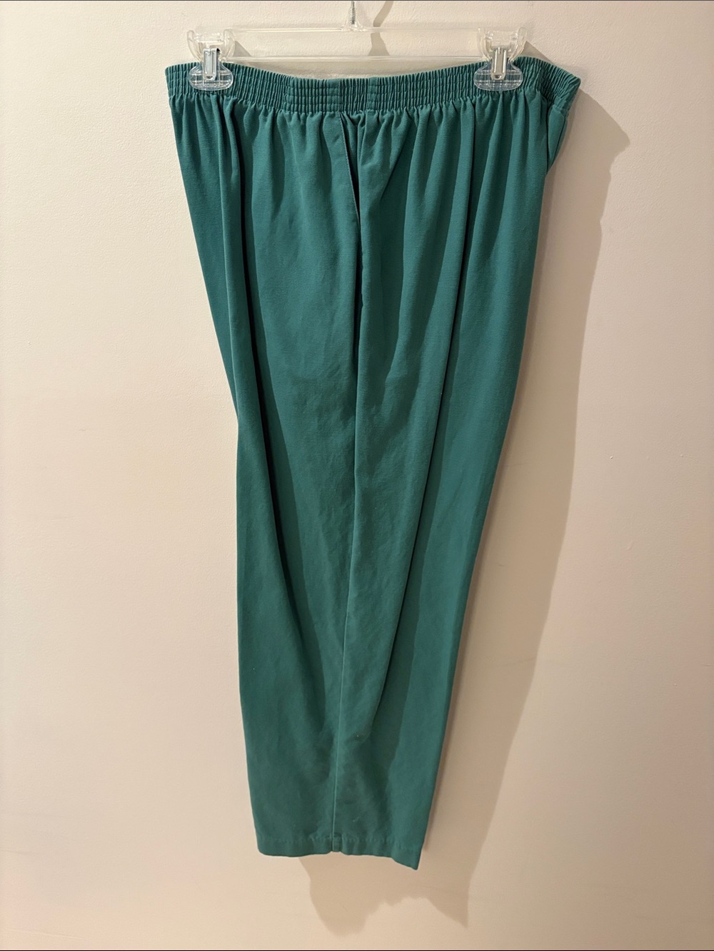 Alfred Dunner Teal Elastic-Waist Trousers